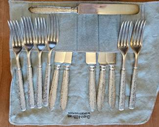 Old set of silverware by Rogers #12 from Hartford, Conn