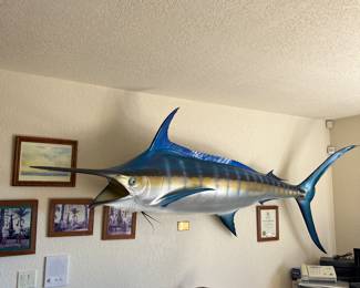 GIANT blue marlin