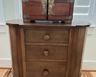 One of two Martha Washington style work cabinets.