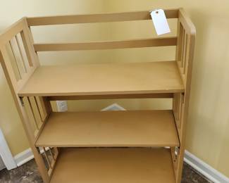Folding shelf unit