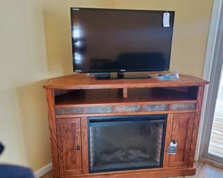 Legends corner fireplace