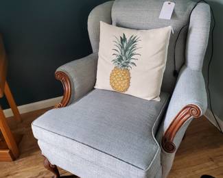 Lovely vintage teal chair