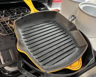 Cast iron pans 