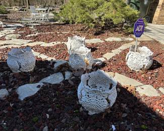 	#123	White metal planter	 $25.00 				
#124	White metal planter	 $25.00 				
#125	White metal planter	SOLD				
#126	White metal planter	SOLD				
#127	White metal planter	 SOLD				