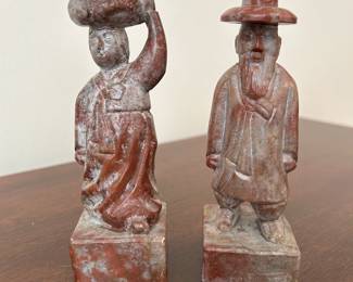 	#6	Carved marble set of 2	 $50.00 				