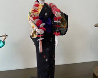 	#15	Vintage cloth Geisha doll 1969 19"H	 $80.00 				