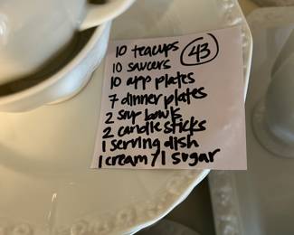 	#66	Classic Rose Collection Rosenthal Group Germany china 43 piece set	 $80.00 				