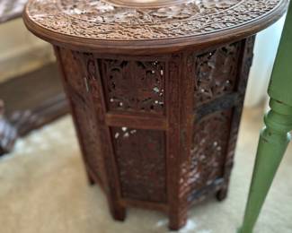 	#37	Vintage collapsible table 18x18	 $30.00 				