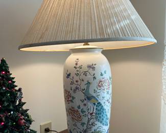 	#39	Porcelain  lamp 29'H	 $50.00 				