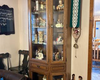 *	#81	Curio cabinet 40x18x90	 $100.00 				