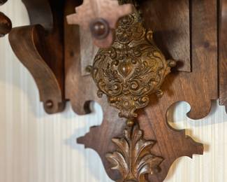 #70	Antique clock with key 35"	 $150.00 	