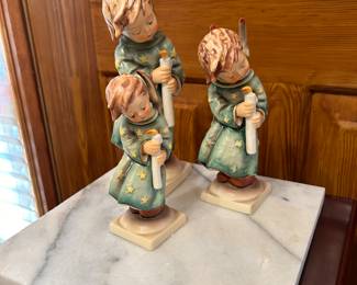	#91	Hummel "Heavenly Angel" set of 3  9", 7", 6"	 $150.00 				