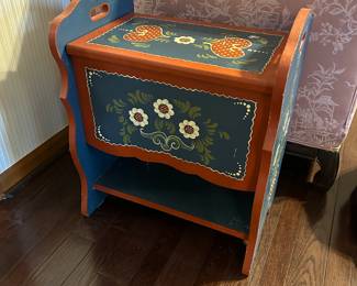 	#83	Bench seat with cabinet 19x12x20	 $20.00 				