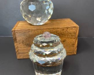 SD (Simon Designs) Crystal Apple and Cupcake