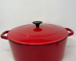 Cuisinart Red Enamel Cast Iron Dutch Oven Roaster