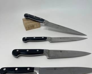(4) German Henckel Knives 8", 7", and (2) 6"