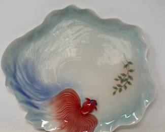 Franz Collection 3D Goldfish Koi Porcelain Tray 16x14
