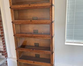 Antique Globe-Wernicke Co. Solid Wood Lawyers Bookshelf