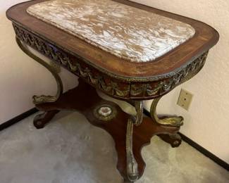 Matching Antique Dolphin Leg Style Parlor Tables