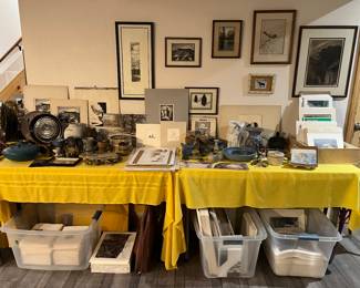 Huge art and pottery collection