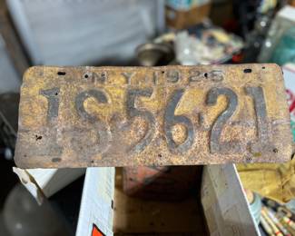 Antique and vintage license plates dating to the 1920's. Automobile, trailer and motorcycle! Kanas, Missouri, Colorado, Alaska, Montana, New York. And some new old stock plates. 