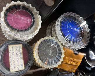 Vintage camera filters in assorted sizes