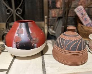 Signed pottery