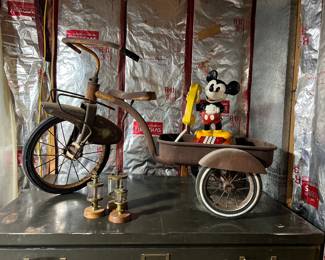 antique police childs trike