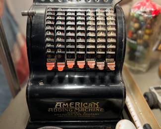 old american adding machine
