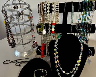 Nice selection of costume jewelry. 