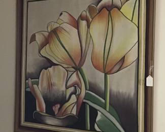 Oil on Cloth large painting