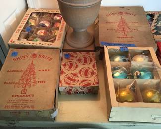 Many Boxes of Shiny Brites