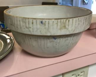 Large Yellow Ware Bowl
