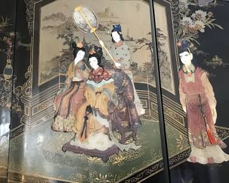 Close up of Oriental Screen