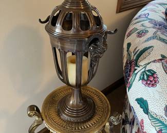 brass candle holder