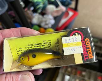 A few old fishing lures