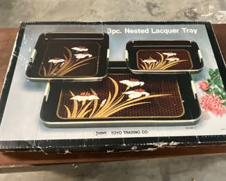 Nested Lacquer Tray