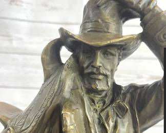 Bronze Statues, signed