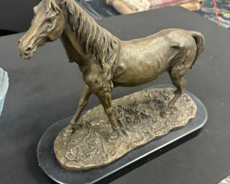 Bronze Horse, signed