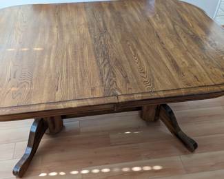 Oak table PLUS two leaves