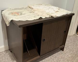 Mid century record cabinet 