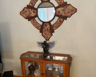 Display cabinet, wall hanging 