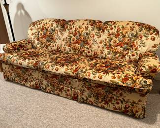 Super cool Mid century floral couch 