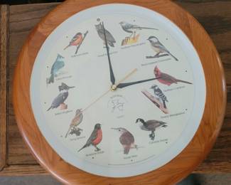 A birdwatcher's must have clock