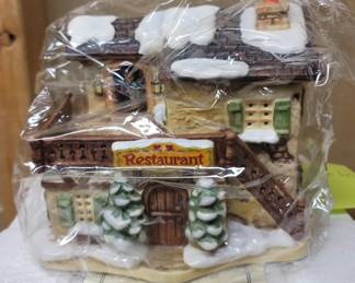 Snow Time little village restaurant