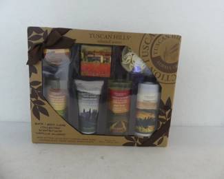 Tuscan Hills Selected Scents 7-Piece Bath & Body Care Collection Gift Set - New in Box