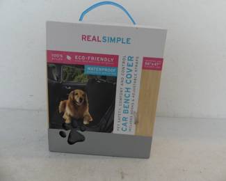 Real Simple 100% Nylon Waterproof Car Bench Cover - New in Package