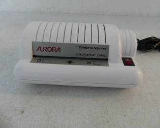 Aurora Desktop Index Card Laminator Model #LM402