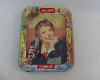 Vintage 1953 Coca-Cola "Thirst knows no season" Metal Advertising/Serving Tray - 10½" x 13½"