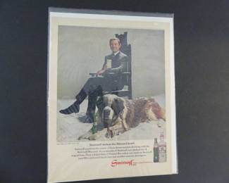 Vintage 1969 Smirnoff Vodka"Smirnoff makes the Blizzard Howl (Johnny Carson)" Magazine Ad 10¼" x 14"
